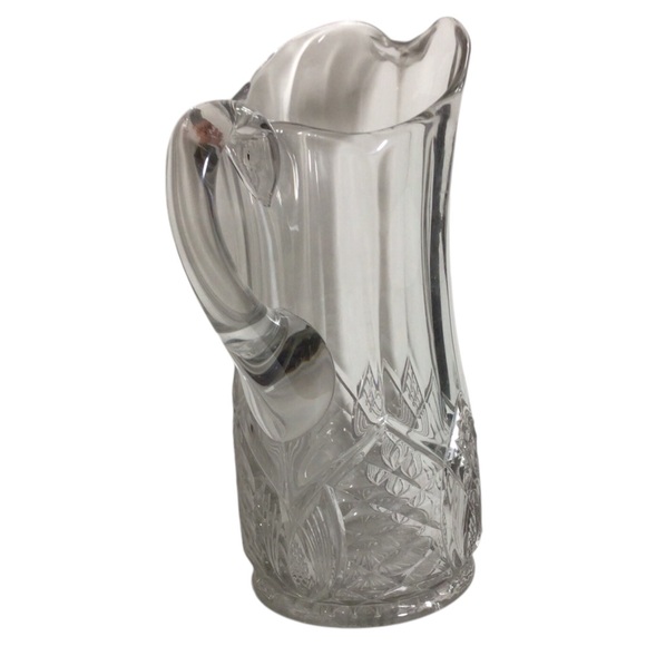 Antique EAPG Duncan & Miller King Arthur #68 Pattern Pitcher ca. 1908 10 1/4" - Picture 2 of 8
